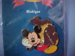 12 Months of Magic MICKEY State of MICHIGAN Disney Pin  