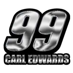 Imports Carl Edwards Chrome Emblem:  Sports & Outdoors
