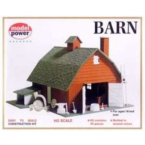  Model Power   Country Barn Kit w/Accessories HO (Trains 