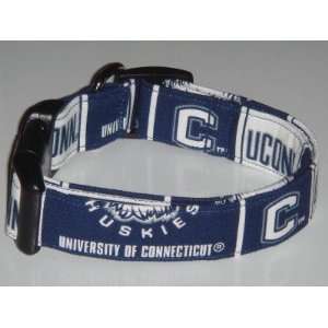   of Connecticut Huskies UCONN Blue Small 1 Dog Collar: Everything Else