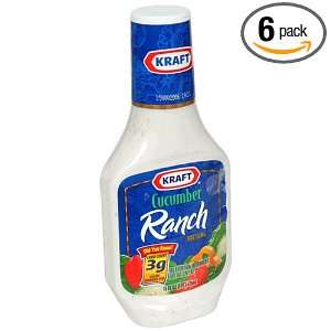 Kraft Cucumber Ranch, 16 Ounce Bottles Grocery & Gourmet Food