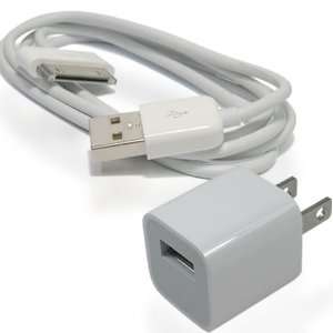  Apple USB Power Adapter/ Charger Cube & Sync Cable for Apple 