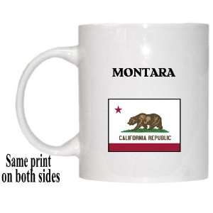   US State Flag   MONTARA, California (CA) Mug 