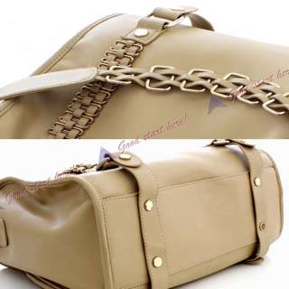   Leather Tote Weave Shopper Purse Handbag Commuter Shoulder Bag  
