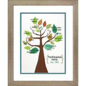   Embroidery Kit, Stylized Family Tree Arts, Crafts & Sewing