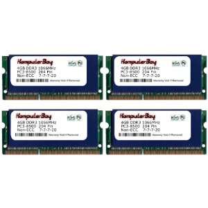  16GB (4x 4GB) DDR3 SODIMM (204 pin) made with Major semiconductors 