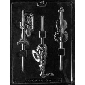    MUSICAL INSTRUMENTS LOLLY Jobs Candy Mold Chocolate