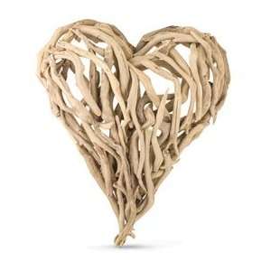  large driftwood heart