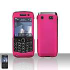   Pink rubber hard case cover for Blackberry Pearl 3G 9100 PERSONALIZED