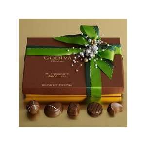 Milk Chocolate Gift Box with Christmas Ribbon and Pick (22 pc.)