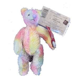  Russ Berrie Mohair Collection Loulou Multi Teddy Bear 