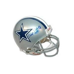  Daryl Johnston Autographed Dallas Cowboys NFL Riddell Pro Line 