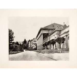  1904 Photogravure Baden Switzerland Conversationshaus Swiss 