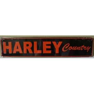 Harley Country Motorcycle HD Street Parking Novelty Metal Street Sign