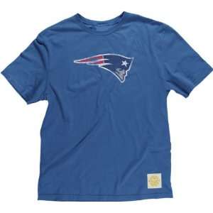 New England Patriots Retro Sport Better Logo Blue Super Soft T Shirt 