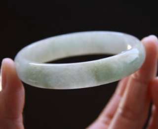   Jadeite Natural Untreated A Grade Icy Old Jade Bangle 58mm Certified