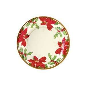 Floral Christmas Cream 10 inch Paper Christmas Party Christmas Party 