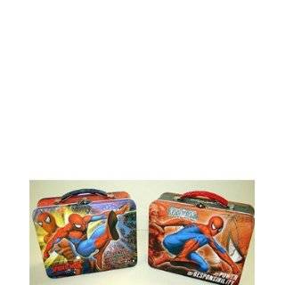  Spider Man Power & Responsibility Embossed Metal Lunch Box 