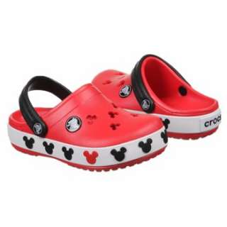 Kids Crocs  Crocband Mickey II Red/Black Shoes 