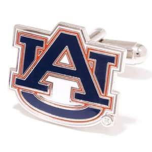 Auburn Tigers NCAA Logod Executive Cufflinks w/ Jewelry Box  