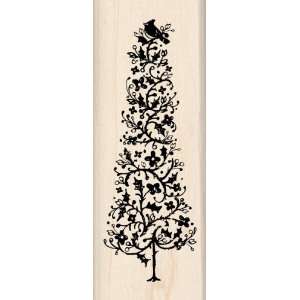    Inkadinkado Wood Stamp, Folk Christmas Tree Arts, Crafts & Sewing
