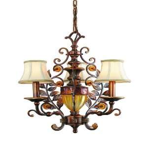  Crystorama Umber Collection Mini Chandelier model number 