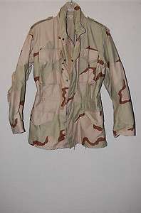 Mens Cold Weather Field Desert Camouflage Coat/Jacket Small Regular 