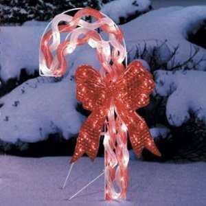 Ribbon Lighted Candy Cane   20