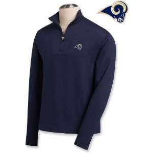 Cutter & Buck St. Louis Rams 1/4 Zip Sweatshirt Medium  