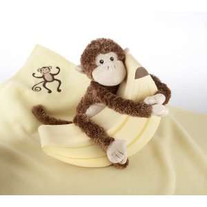   Baby Aspen Monkey Magoo and Blankie Too Gift Set (0 24 Months) Baby