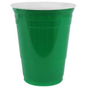  Green Solo PS16 16 oz. Plastic Cup 1000/CS: Kitchen 