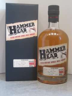 Hammer Head 20 Jahre Vintage 1989 Single Malt Whisky 0,7 l (99,29€/L 