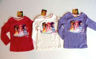 Emily Erdbeer Langarm Shirt verschiedene Farben und großer Motiv 