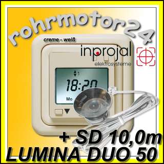 Zeitschaltuhr Lumina Duo inprojal Rolladenmotor Antrieb  