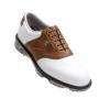   Box Mens FootJoy DryJoys 53415 Golf Shoes White/Brown 9 Wide I  
