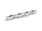 Mens Silver Cross Stainless Steel Chain Bracelet Bangle SB37 