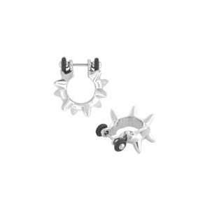  316L Surgical Steel Spike Earrings   18g (1mm): Jewelry
