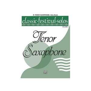   Flat Tenor Saxophone   Volume 2   Solo Book Musical Instruments