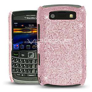 Schutzhülle Blackberry Bold 9780 Case Pink Glitzer Diamant Strass 