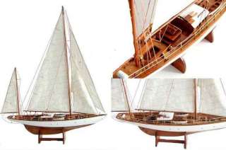 YAWL ODYSSEY WOOD MODEL SAILBOAT SHIP BOAT NIB  