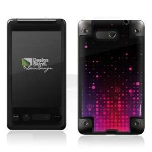Design Skins for HTC HD Mini   Stars Equalizer magenta/pink Design 