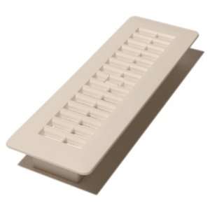 Decor Grates PL210 WH 2 Inch by 10 Inch Plastic Floor Register, White