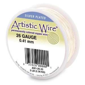  Artistic Wire 22 Gauge Silver Plated Non Tarnish Silver 