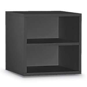 Cube 15 Two Tier Storage Cube in Black 