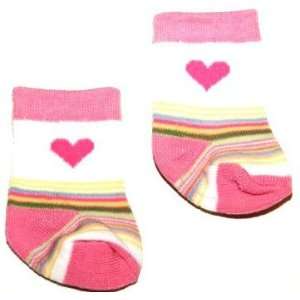  American Girl Doll Clothes Heart & Stripe Socks Toys 