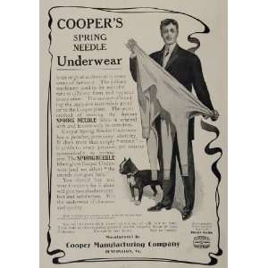   Union Suit Boston Terrier   Original Print Ad
