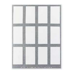  Metallic Silver Place card (Case of 1): Office Products