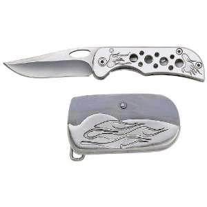 Best Quality Belt Buckle W/Rem. Liner Knife By Maxam® Belt Buckle 