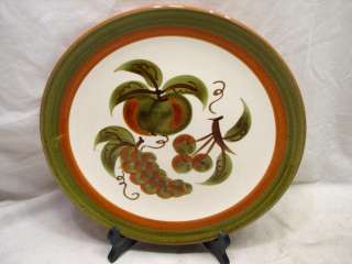 STANGL POTTERY APPLE PLATTER CHARGER PLATE ORCHARD SONG  