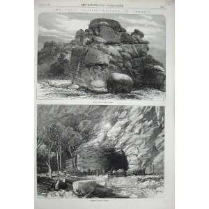  1869 Pacific Railway America Skull Rock Dale Weber